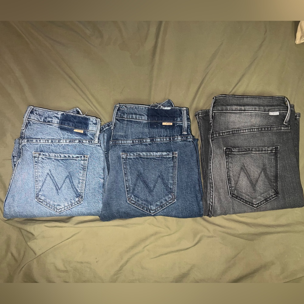 MOTHER Jeans 3 Pairs Size 28